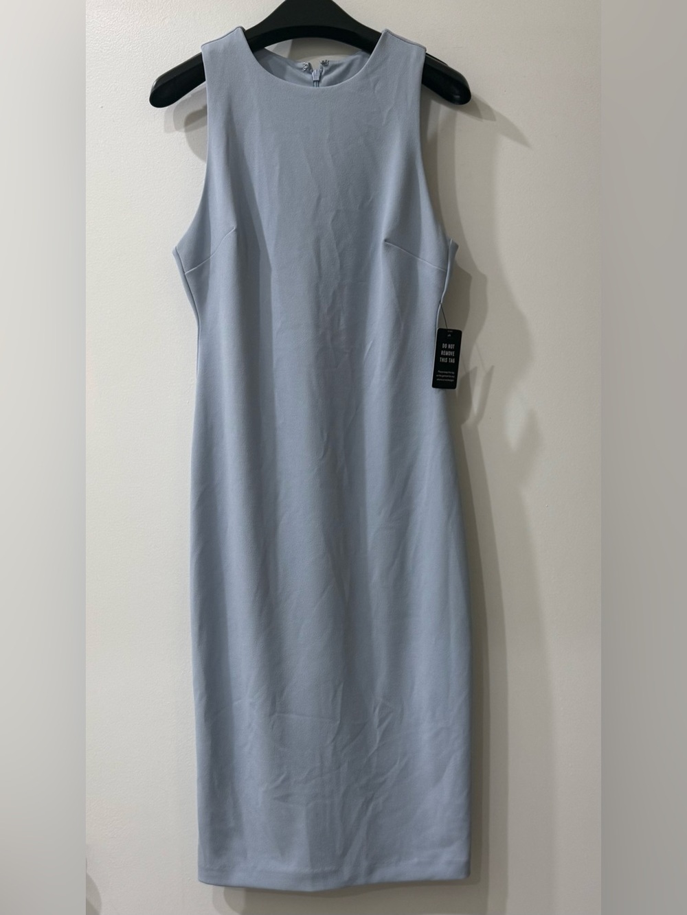 NWT | Express | Pale Blue Sleeveless Sheath Dress | Size = XS